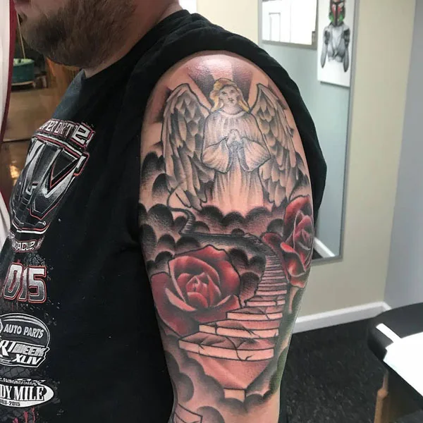 Stairway to heaven tattoo 13