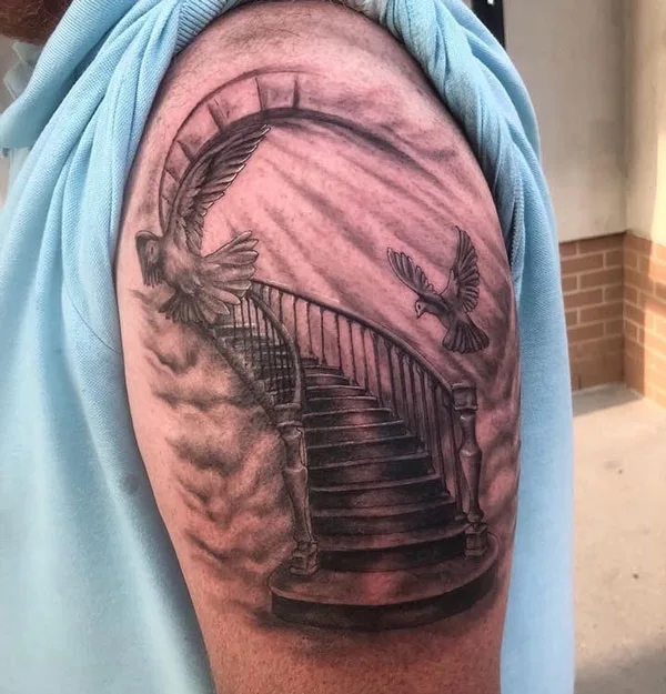 Stairway to heaven tattoo 16