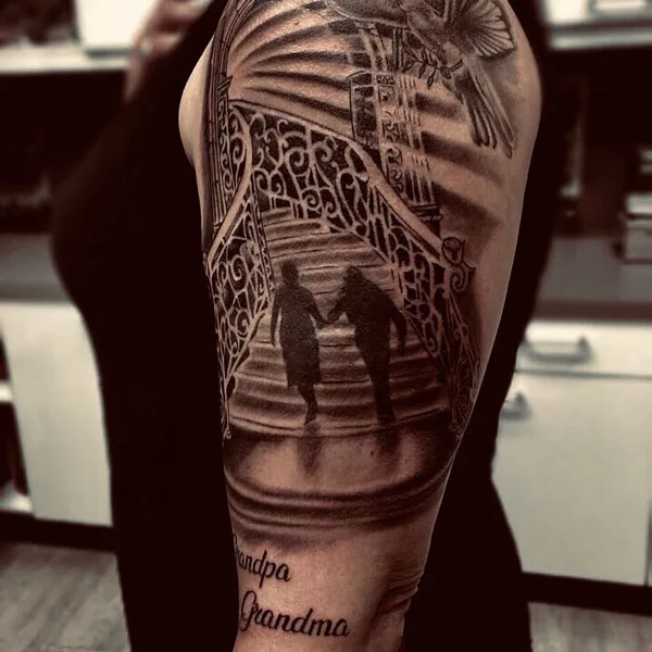 Stairway to heaven tattoo 18