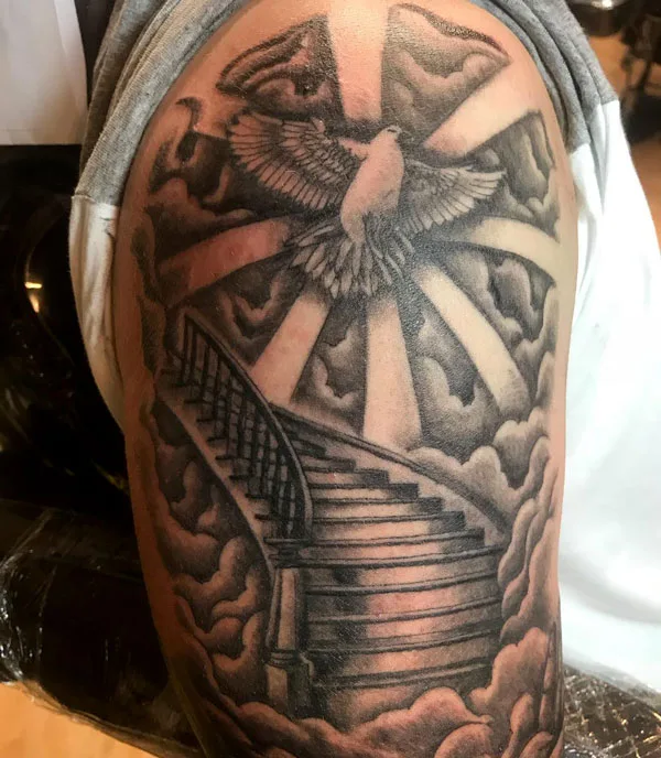 Stairway to heaven tattoo 19