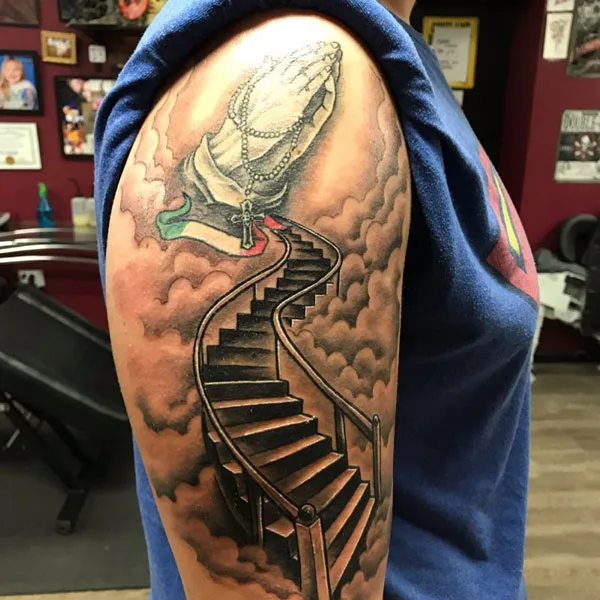 Stairway to heaven tattoo 27
