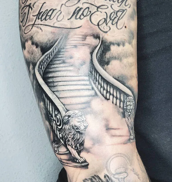 Stairway to heaven tattoo 29