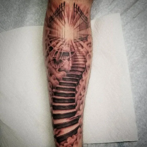 Stairway to heaven tattoo 31