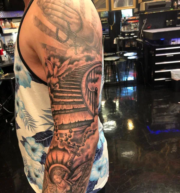 Stairway to heaven tattoo 39