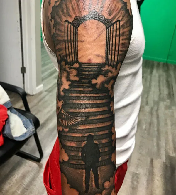 Stairway to heaven tattoo 40