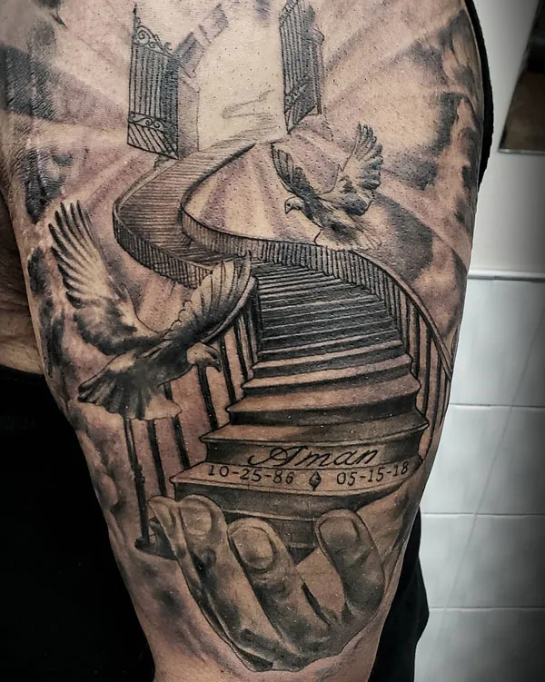 Stairway to heaven tattoo 43