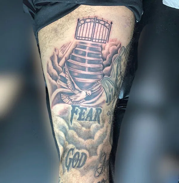 Stairway to heaven tattoo 44