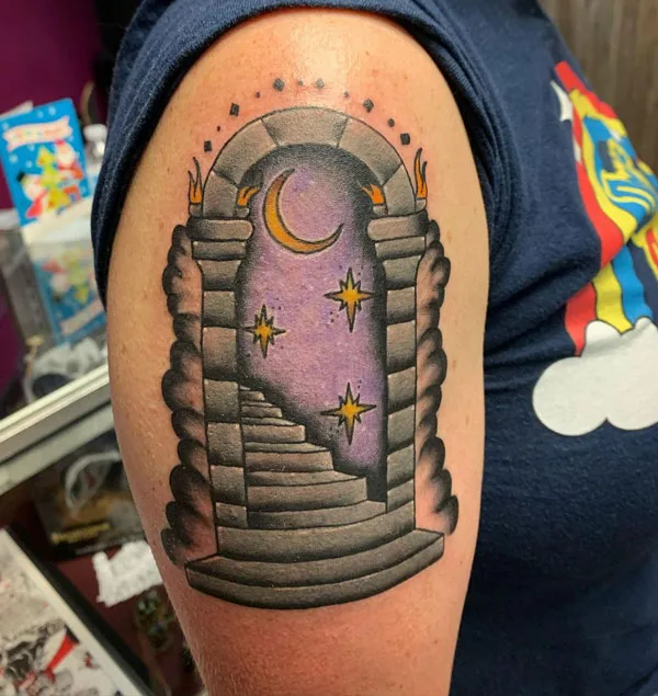 Stairway to heaven tattoo 50