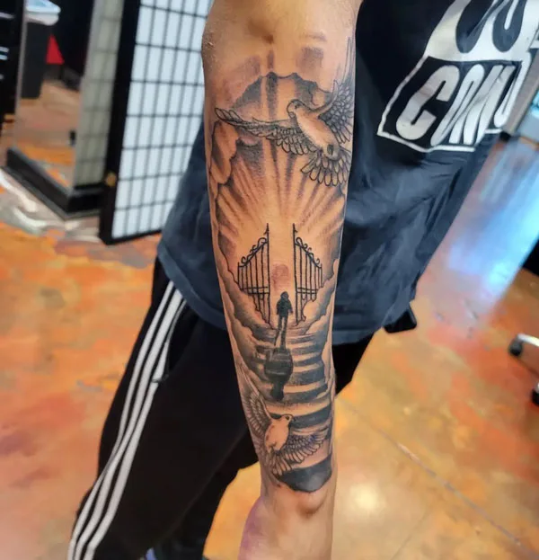 Stairway to heaven tattoo 68