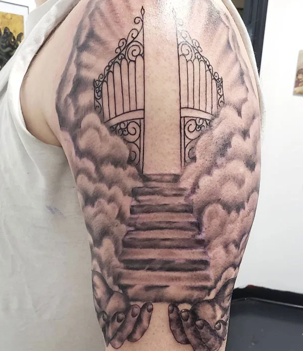 Stairway to heaven tattoo 69