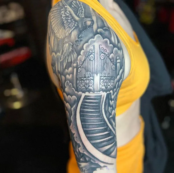 Stairway to heaven tattoo 82