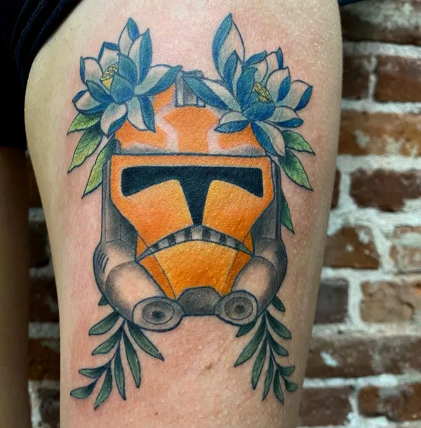 Star Wars Helmet Tattoo 2