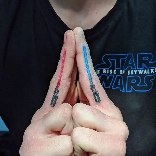 Star Wars Lightsaber Tattoo 1