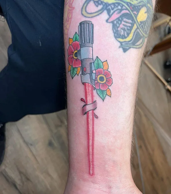 Star Wars Lightsaber Tattoo 2
