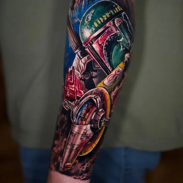 Star Wars Mandalorian Tattoo 1