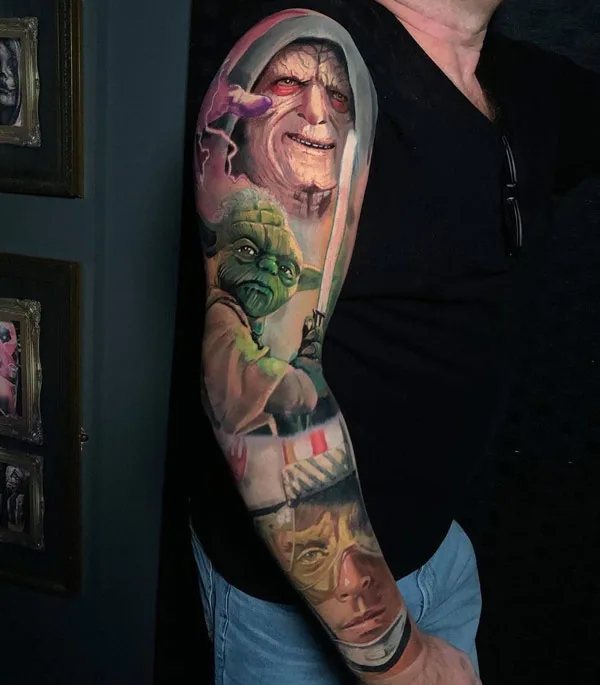 Star Wars Sleeve Tattoo 1