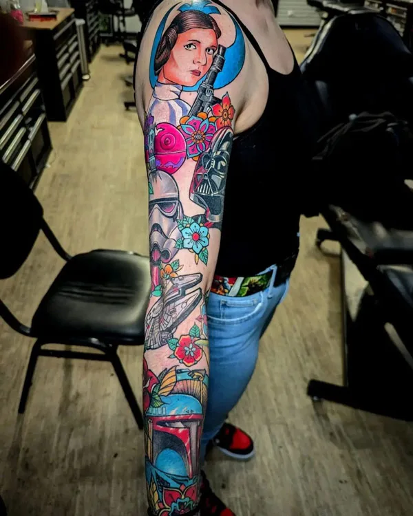 Star Wars Sleeve Tattoo 2
