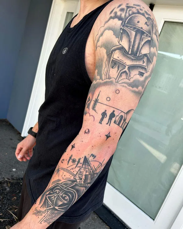 Star Wars Sleeve Tattoo 3