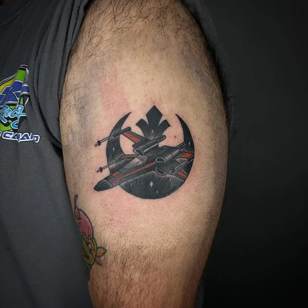 Star Wars Symbol Tattoo 1