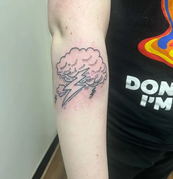 Storm Cloud Tattoo 2