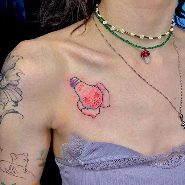 Strawberry Tattoo 123