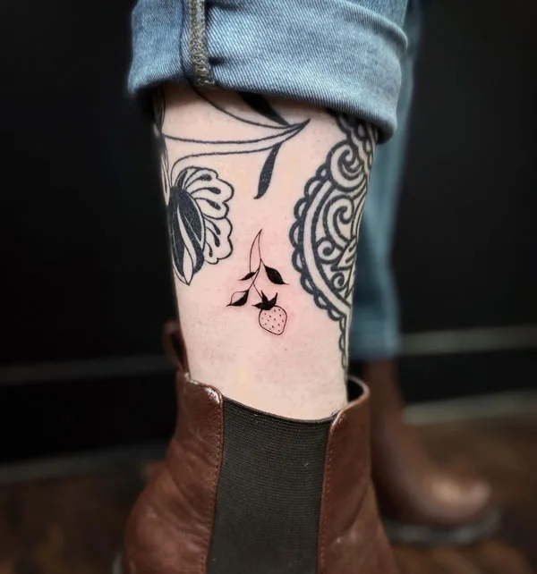 Strawberry Tattoo 4