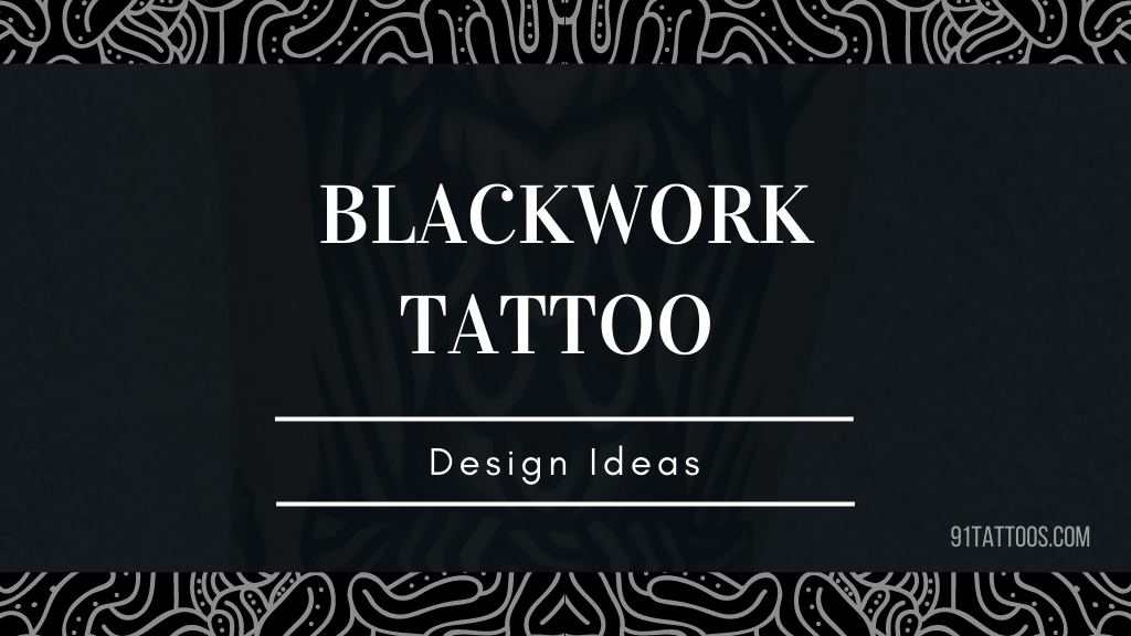 Striking blackwork tattoo design ideas redefining artistic expression