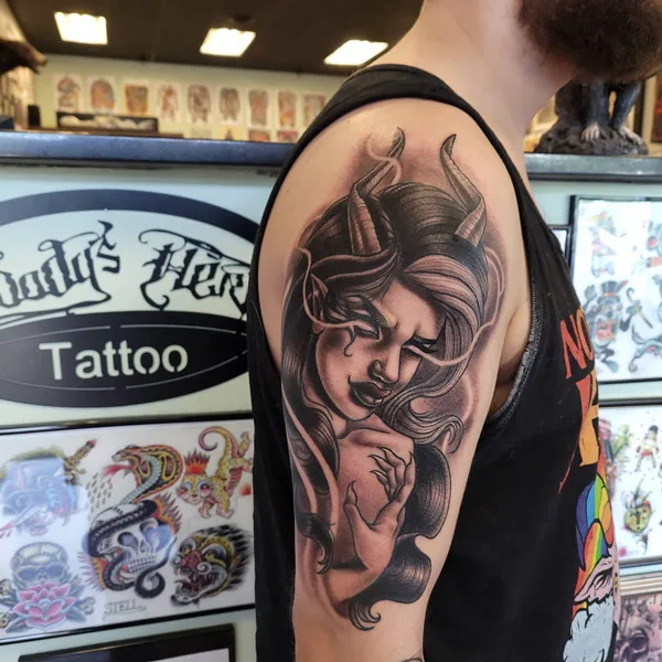 Succubus tattoo 2