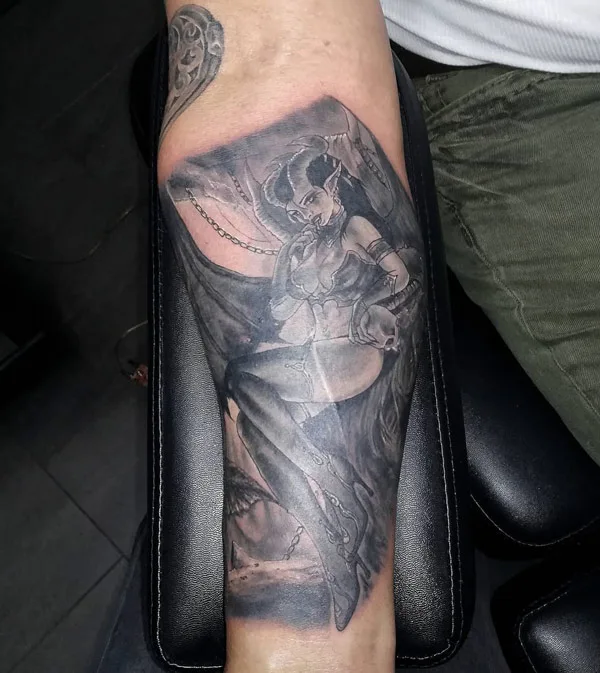 Succubus tattoo 4