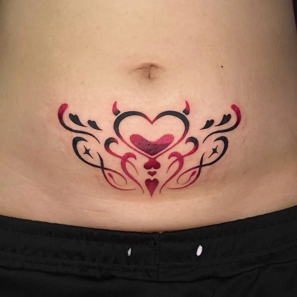 Succubus womb tattoo