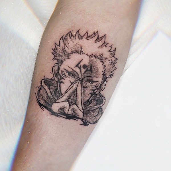 Sukuna tattoo 104