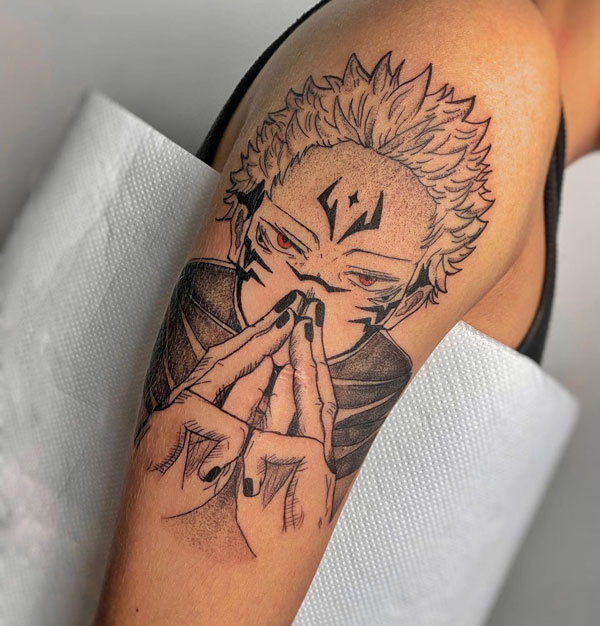 Sukuna tattoo 105
