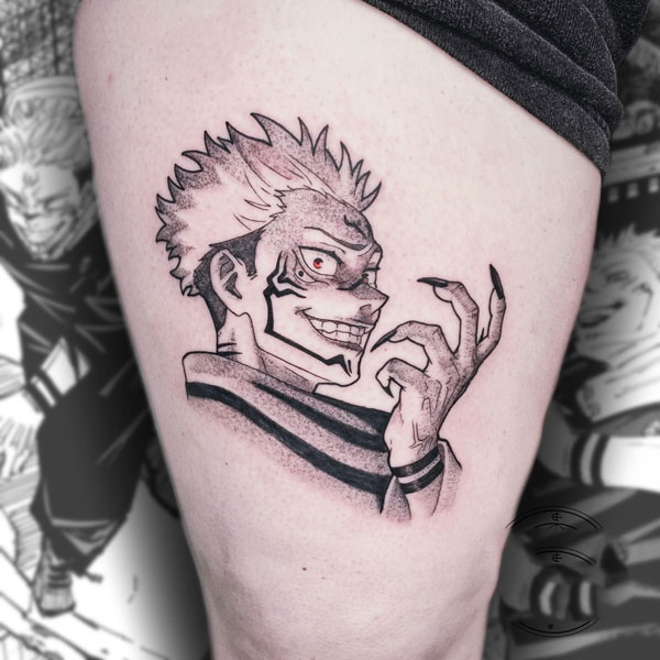 Sukuna tattoo 107