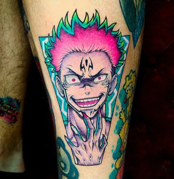 Sukuna tattoo 11