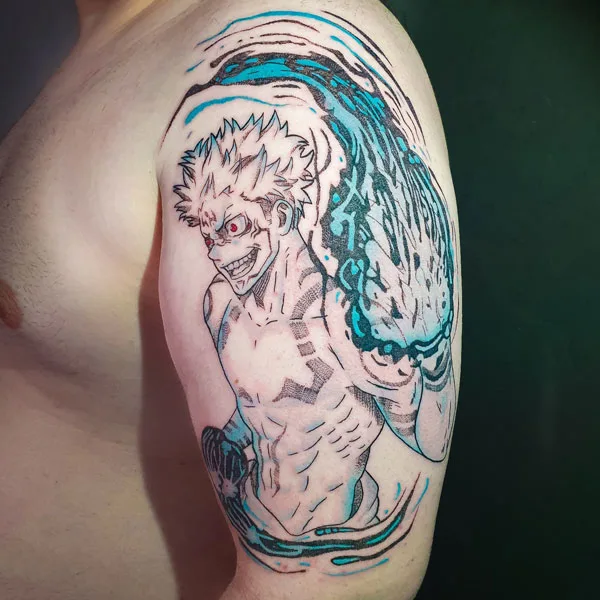 Sukuna tattoo 15