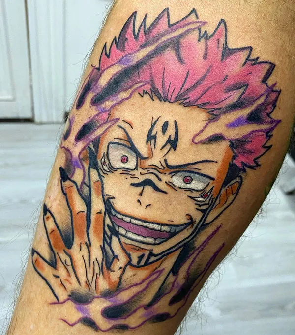 Sukuna tattoo 18