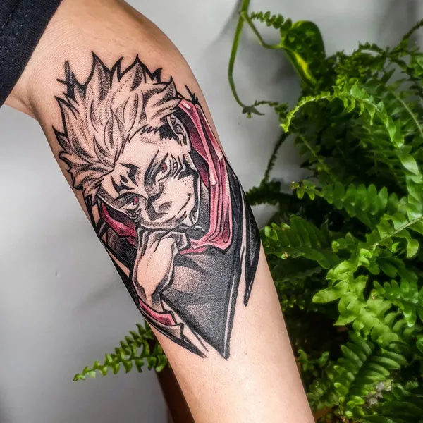 Sukuna tattoo 2