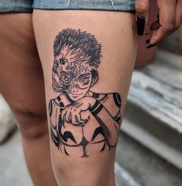 Sukuna tattoo 21