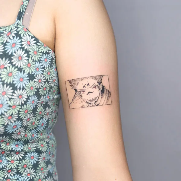 Sukuna tattoo 23