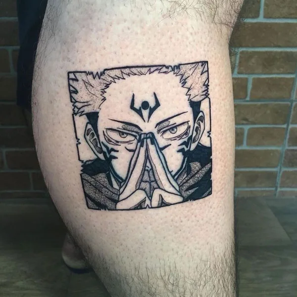 Sukuna tattoo 24