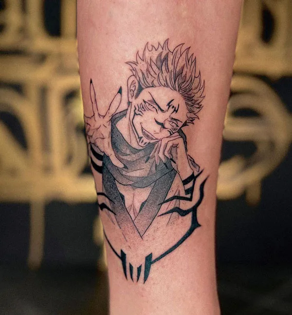 Sukuna tattoo 25