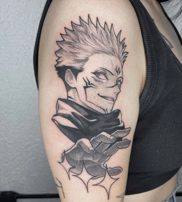 Sukuna tattoo 26