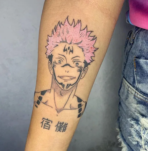Sukuna tattoo 27