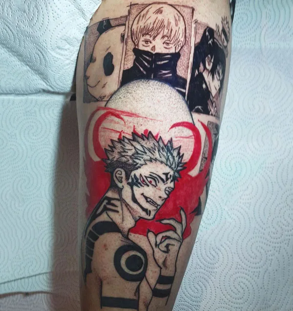 Sukuna tattoo 28
