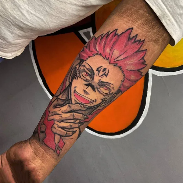 Sukuna tattoo 32