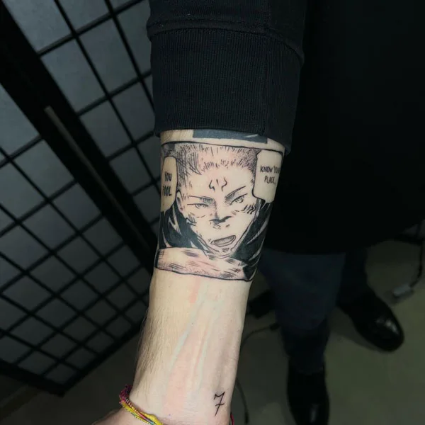 Sukuna tattoo 35