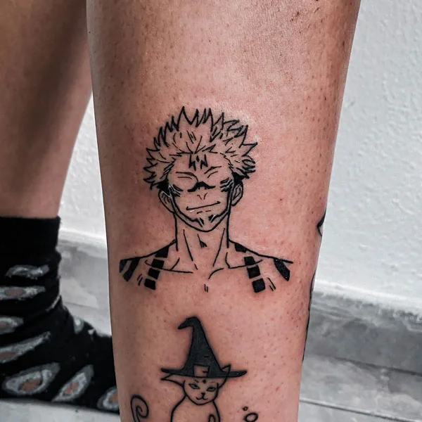 Sukuna tattoo 38