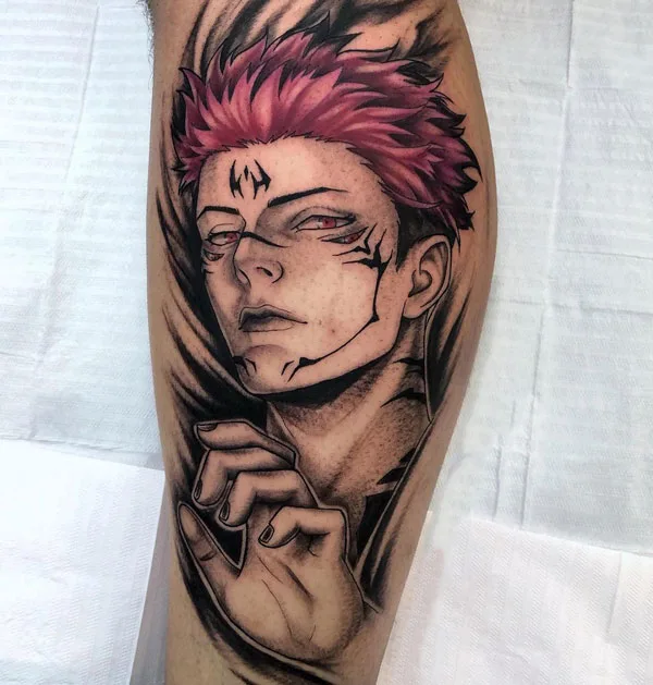Sukuna tattoo 41