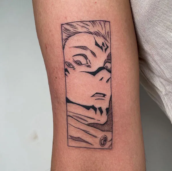 Sukuna tattoo 43