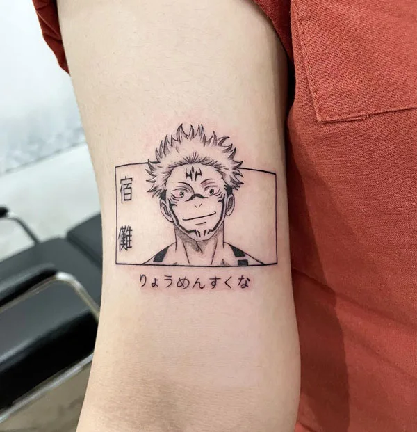 Sukuna tattoo 44